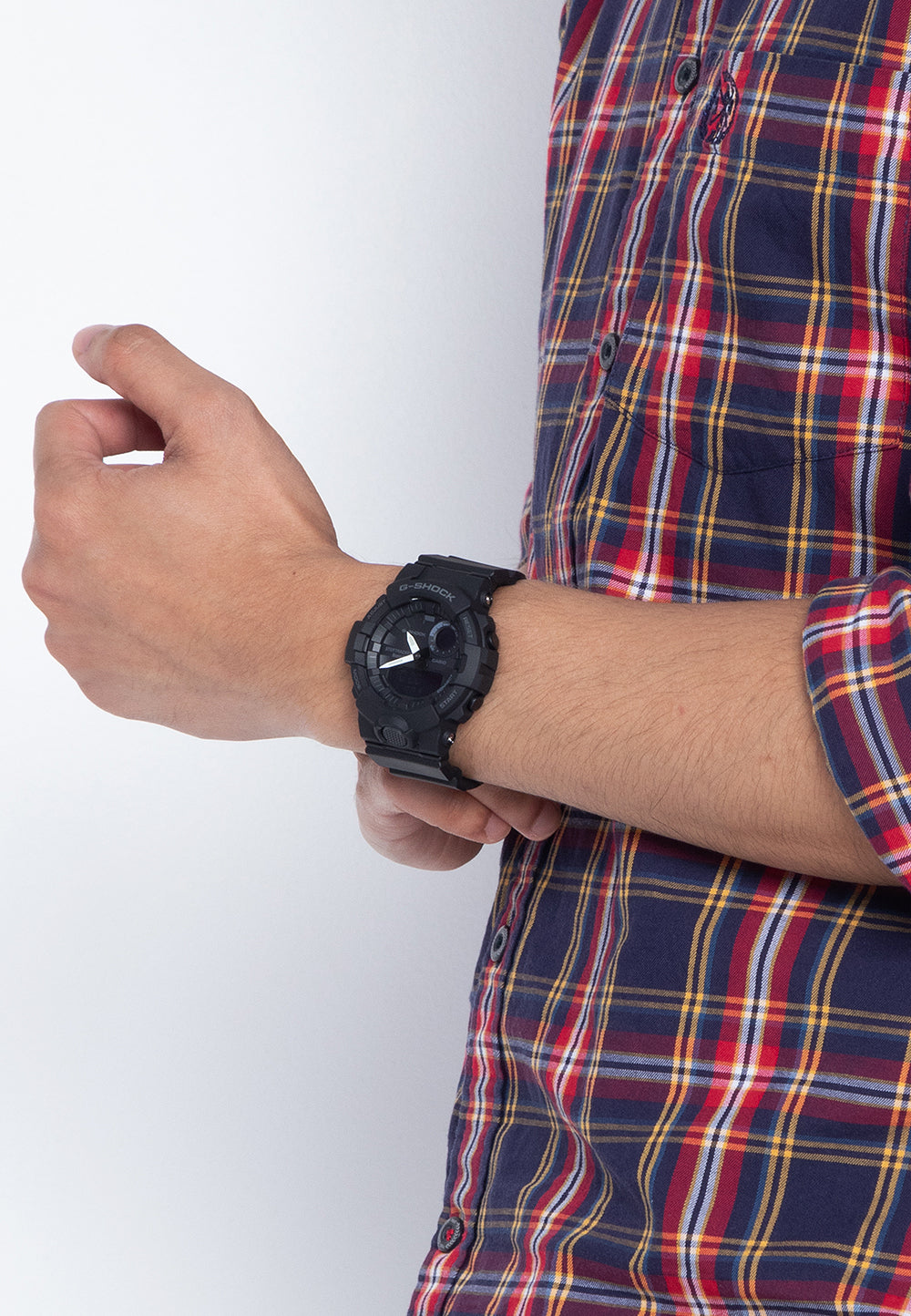 Casio G-shock GBA-800-1A Bluetooth Digital Analog Rubber Strap Watch For Men-Watch Portal Philippines