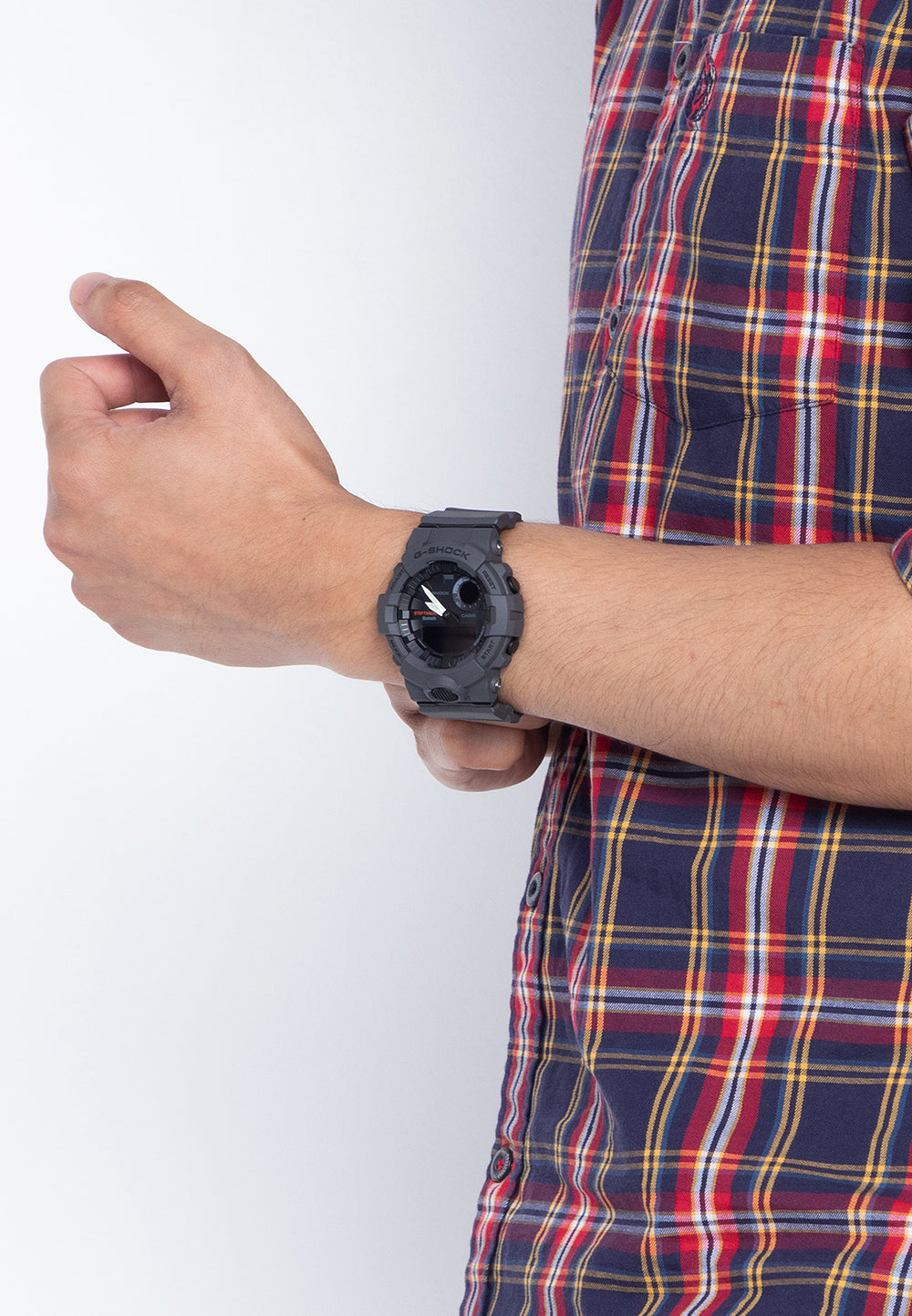 Casio G-shock GBA-800-8A Bluetooth Digital Analog Rubber Strap Watch For Men-Watch Portal Philippines