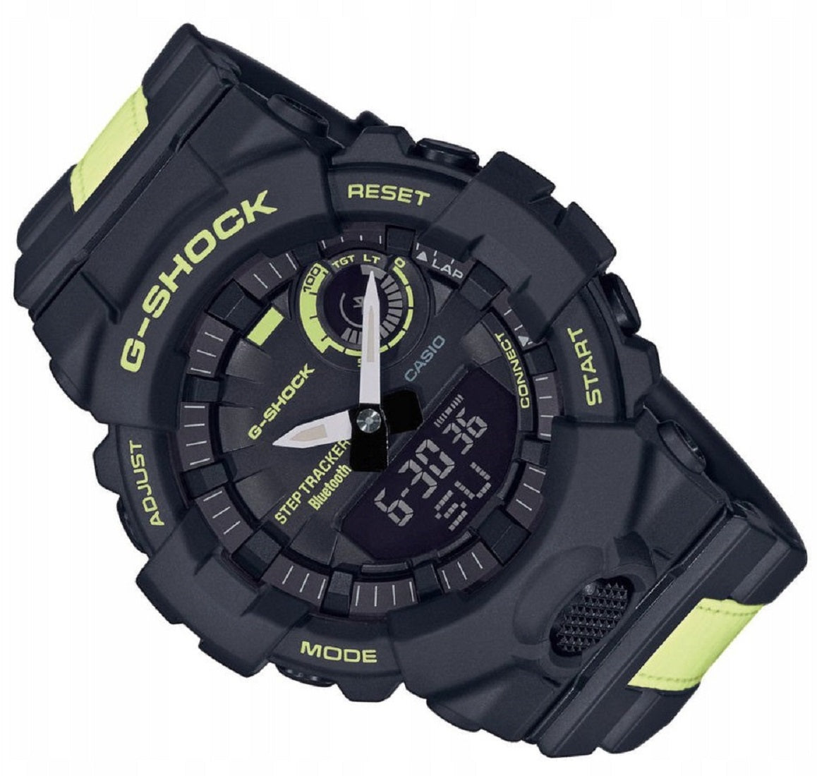 Casio G-shock GBA-800LU-1A1 Bluetooth Digital Analog Rubber Strap Watch For Men-Watch Portal Philippines