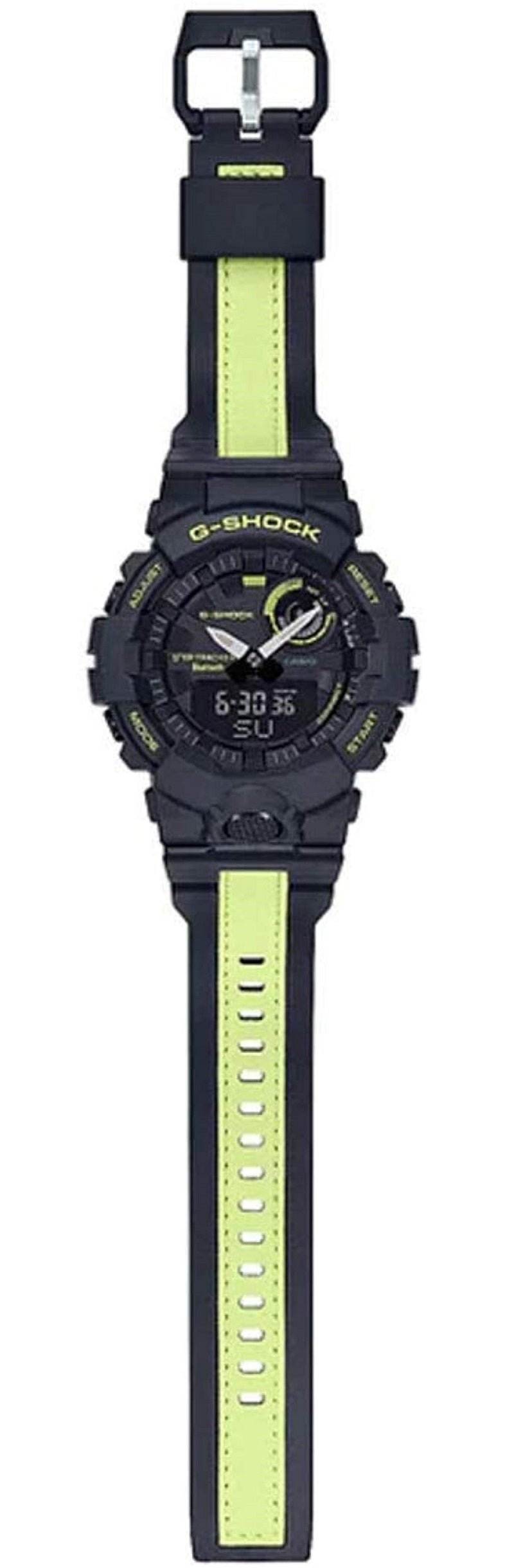 Casio G-shock GBA-800LU-1A1 Bluetooth Digital Analog Rubber Strap Watch For Men-Watch Portal Philippines
