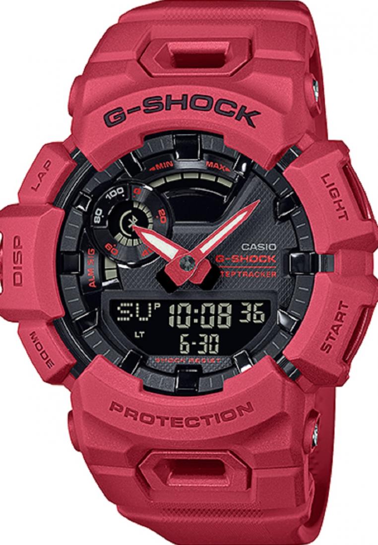 Casio G-shock GBA-900RD-4A Bluetooth Digital Analog Rubber Strap Watch For Men-Watch Portal Philippines