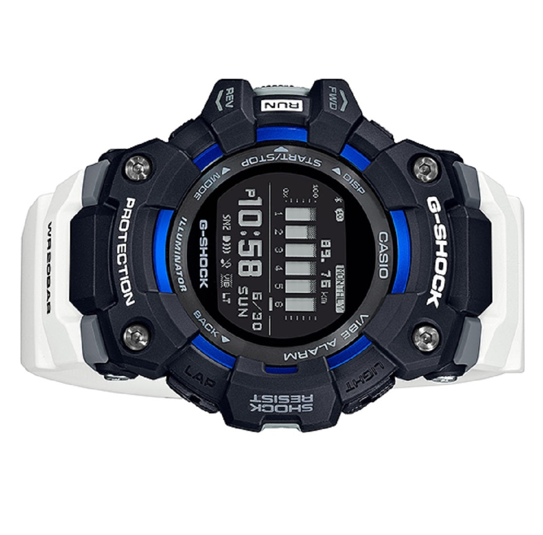 Casio G-shock GBD-100-1A7 Bluetooth Digital Rubber Strap Watch For Men-Watch Portal Philippines