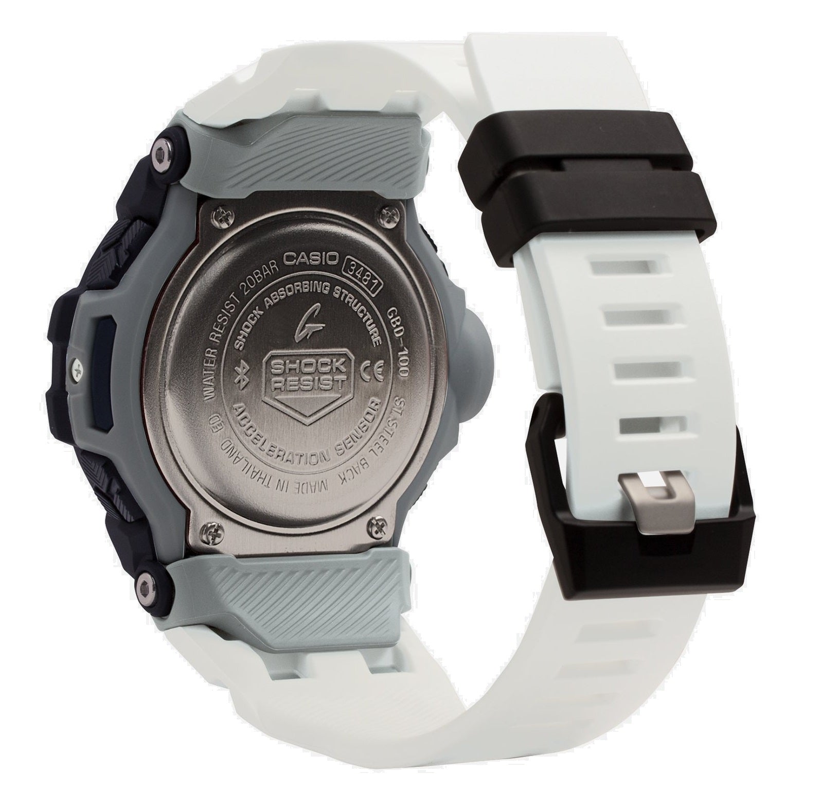 Casio G-shock GBD-100-1A7 Bluetooth Digital Rubber Strap Watch For Men-Watch Portal Philippines