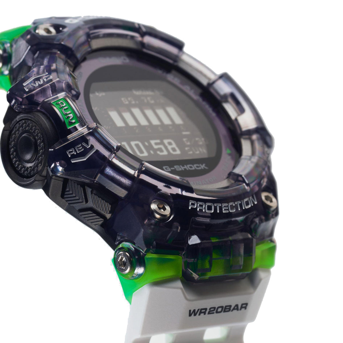 Casio G-shock GBD-100SM-1A7 Bluetooth Digital Rubber Strap Watch For Men-Watch Portal Philippines