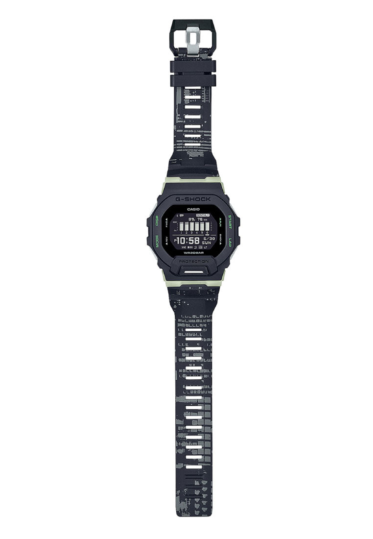 Casio G-shock GBD-200LM-1DR Bluetooth Digital Rubber Strap Watch For Men-Watch Portal Philippines