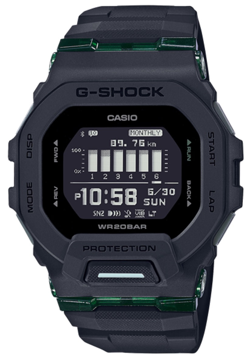 Casio G-shock GBD-200UU-1DR Bluetooth Digital Rubber Strap Watch For Men-Watch Portal Philippines
