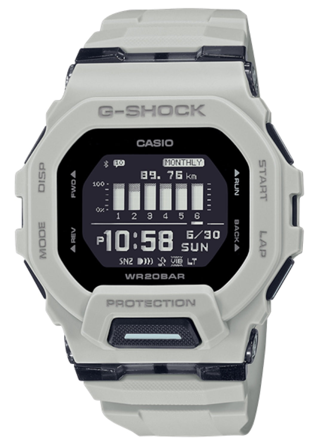Casio G-shock GBD-200UU-9DR Bluetooth Digital Rubber Strap Watch For Men-Watch Portal Philippines