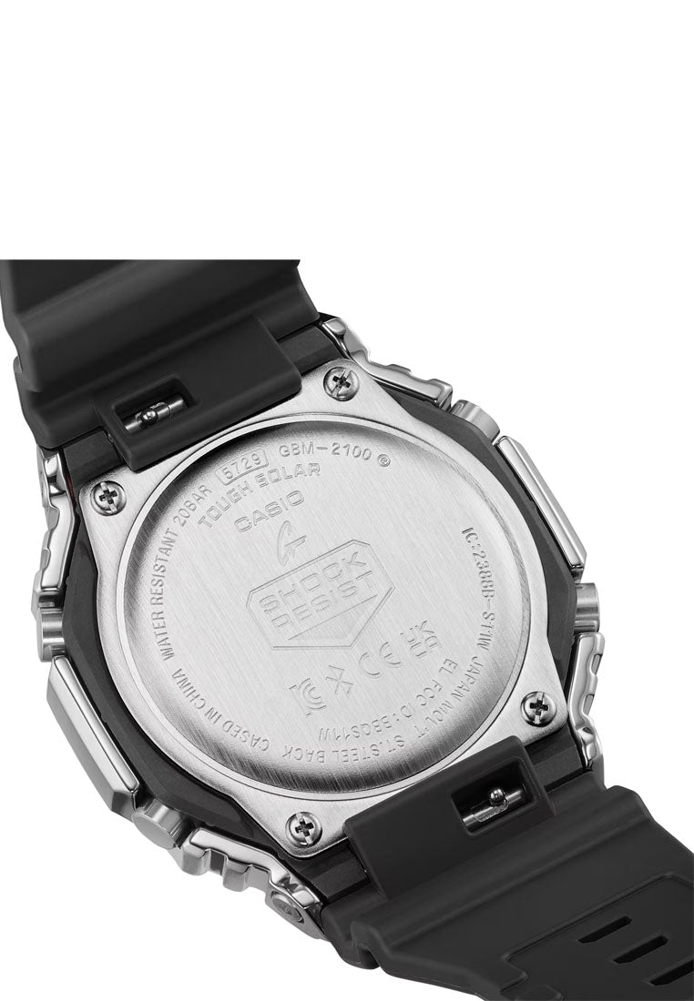 Casio G-shock GBM-2100-1A Digital Analog Rubber Strap Solar Watch For Men-Watch Portal Philippines