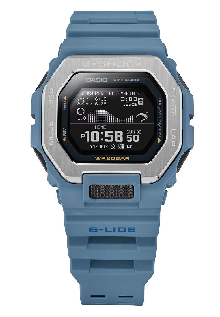 Casio G-shock GBX-100-2ADR Digital Rubber Strap Bluetooth Watch for Men-Watch Portal Philippines