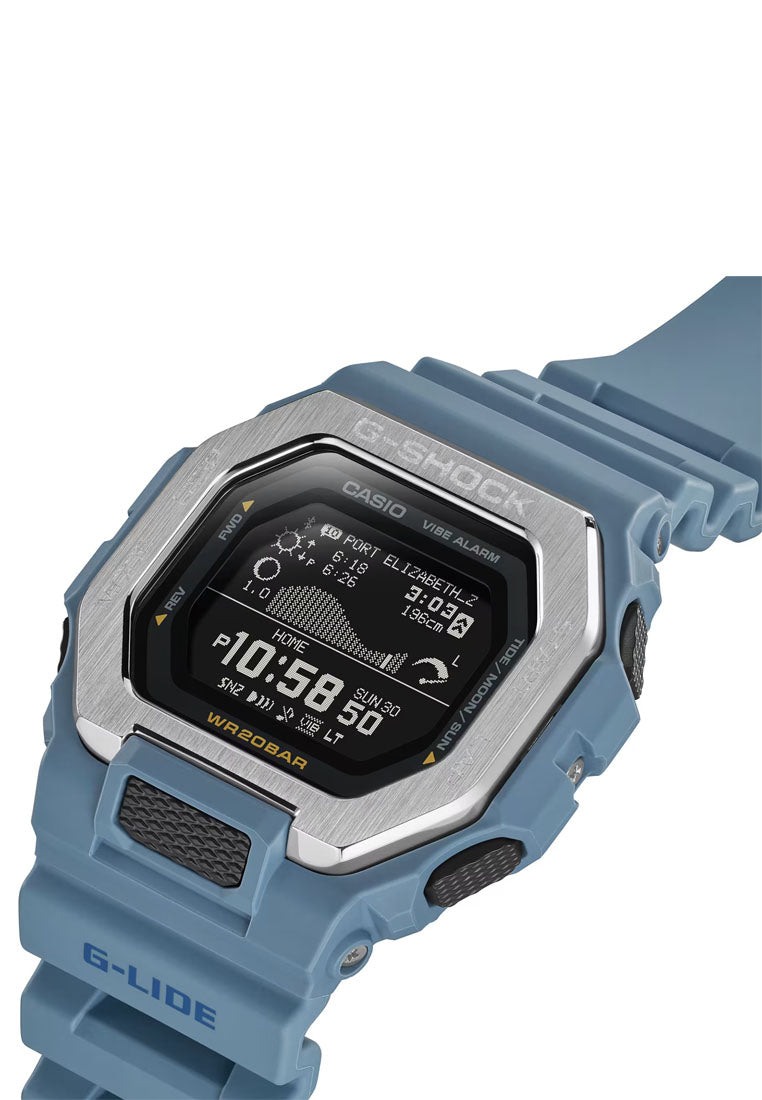 Casio G-shock GBX-100-2ADR Digital Rubber Strap Bluetooth Watch for Men-Watch Portal Philippines