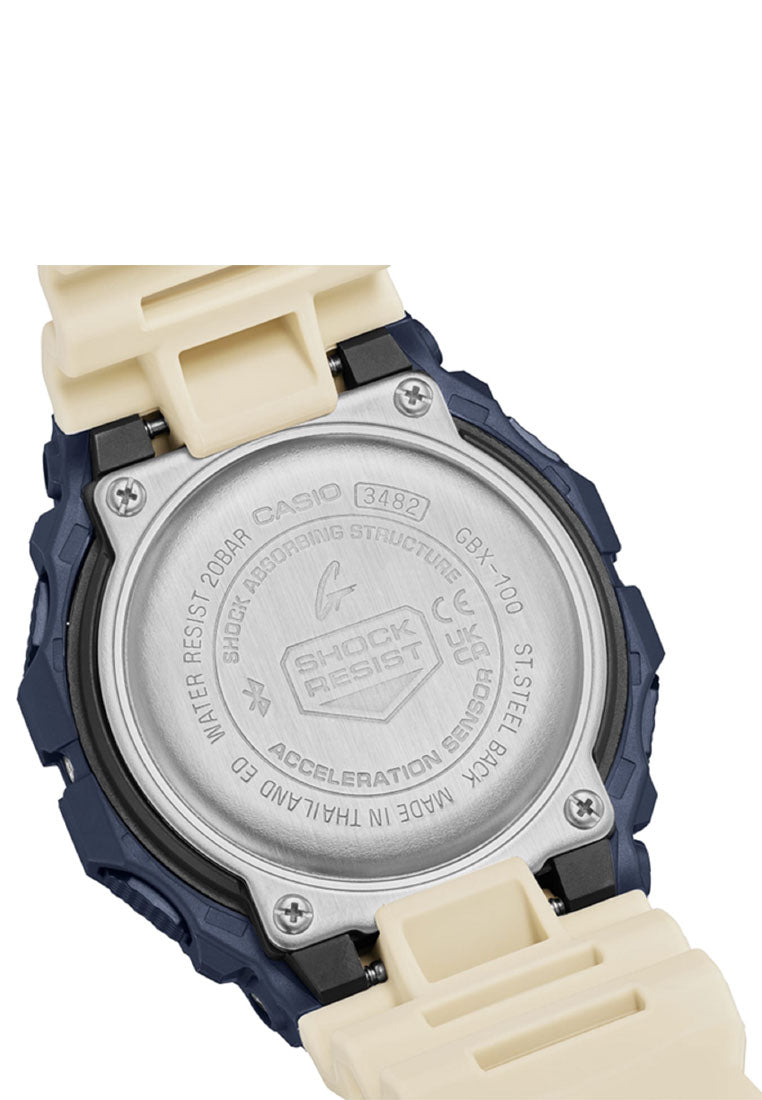 Casio G-shock GBX-100TT-2DR Bluetooth Digital Rubber Strap Watch For Men-Watch Portal Philippines