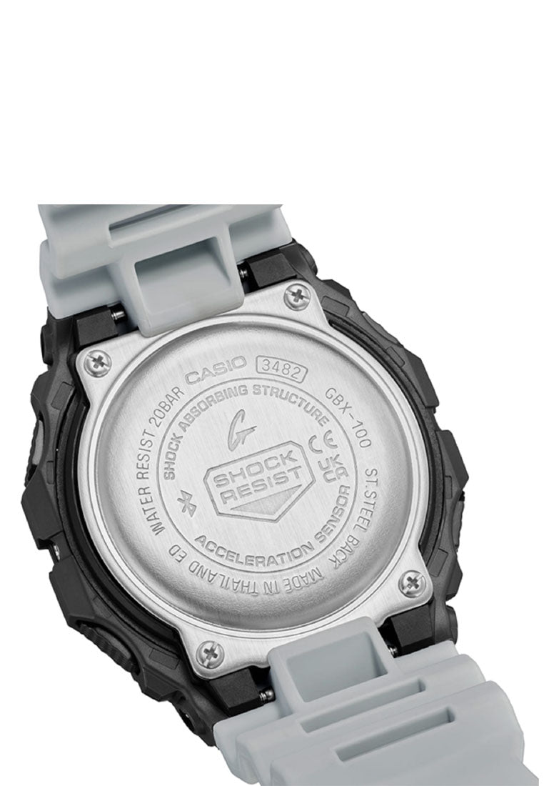 Casio G-shock GBX-100TT-8DR Bluetooth Digital Rubber Strap Watch For Men-Watch Portal Philippines