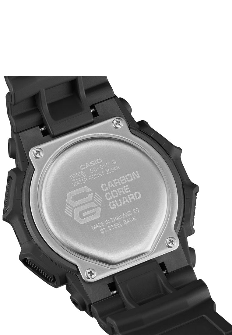 Casio G-shock GD-010-1DR Digital Rubber Strap Watch for Men-Watch Portal Philippines