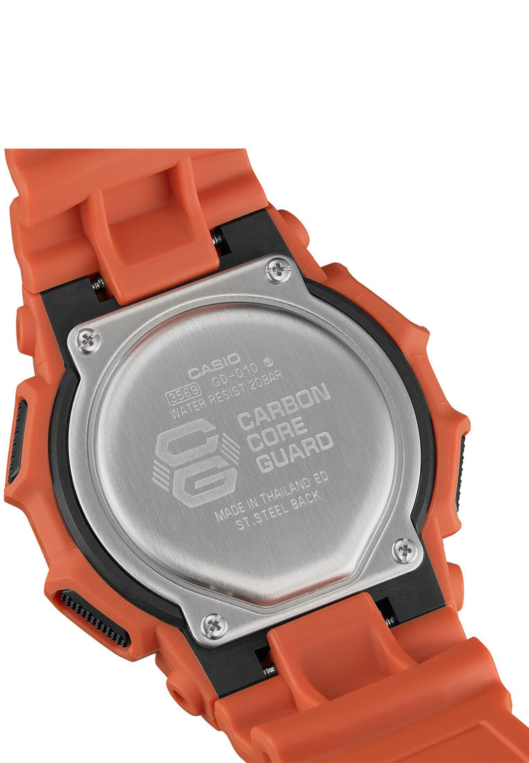 Casio G-shock GD-010-4DR Digital Rubber Strap Watch for Men-Watch Portal Philippines