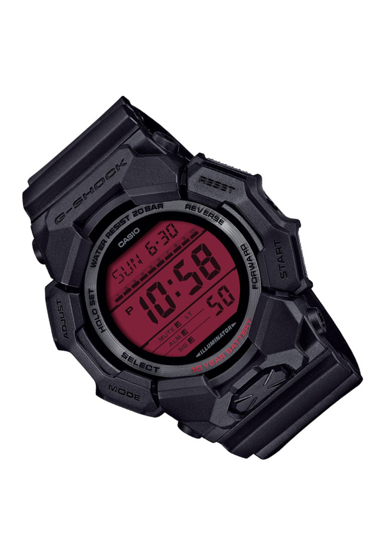 Casio G-shock GD-010BBR-1DR Digital Analog Rubber Strap Watch For Men-Watch Portal Philippines