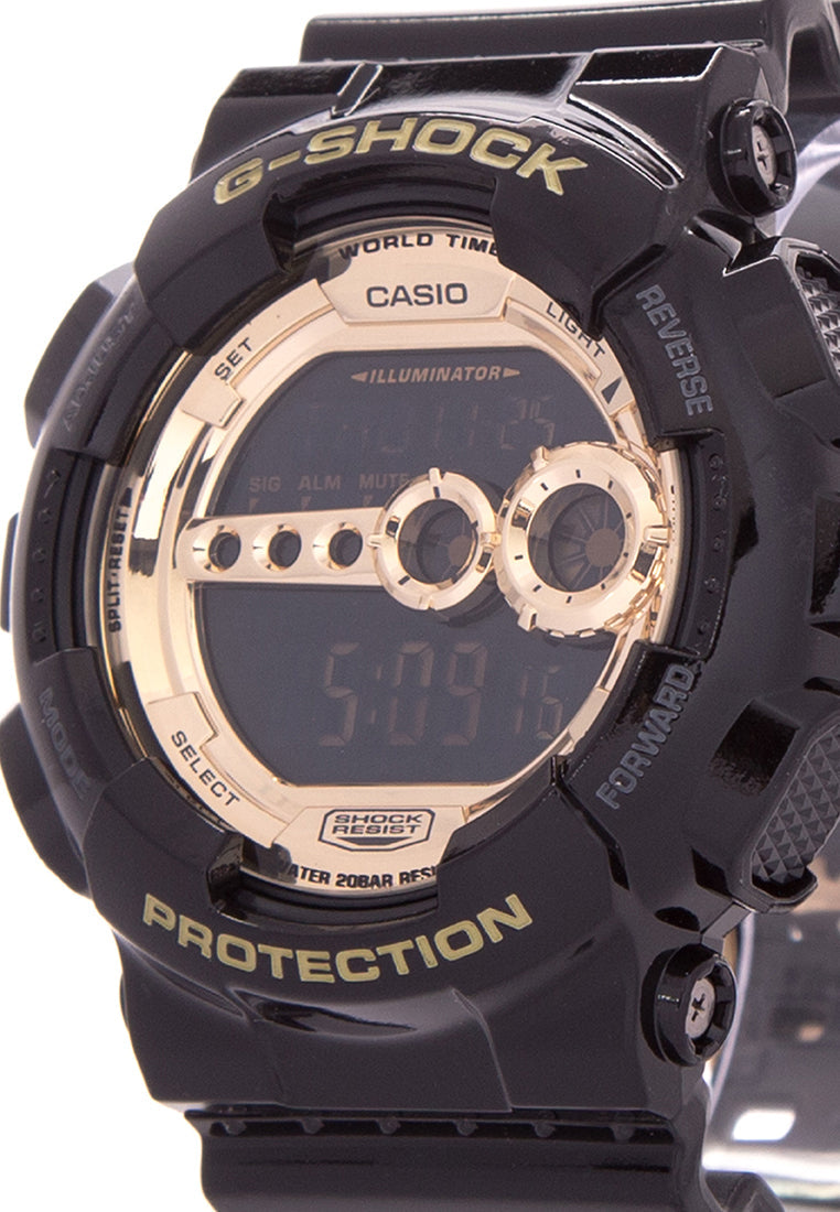Casio G-shock GD-100GB-1DR Digital Rubber Strap Watch For Men-Watch Portal Philippines