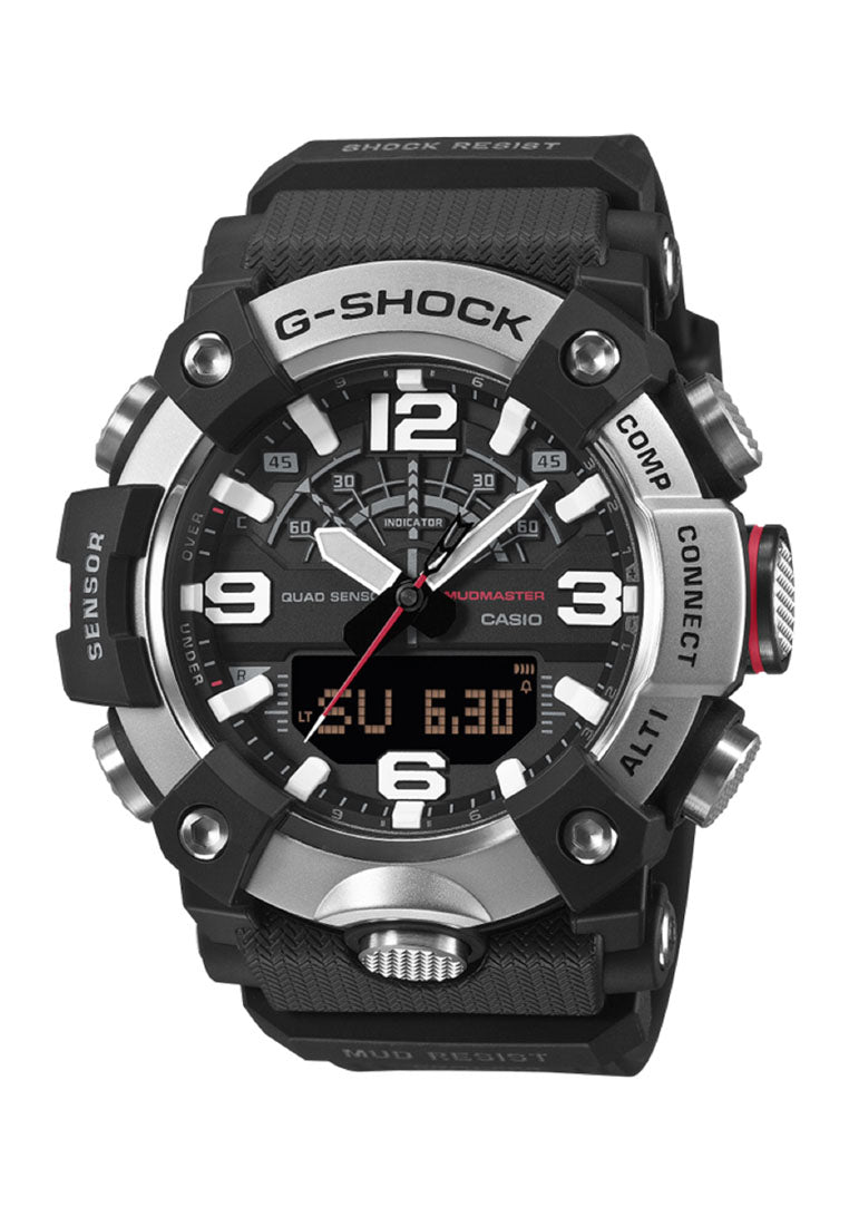 Casio G-shock GG-B100XM-1ADR Rubber Strap Digital Analog Bluetooth Watch for Men-Watch Portal Philippines