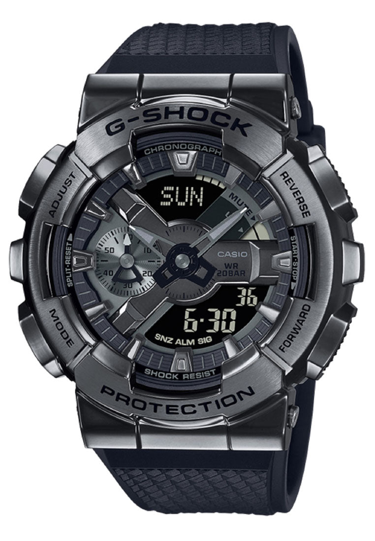 Casio G-shock GM-110BB-1A Digital Analog Rubber Strap Watch-Watch Portal Philippines