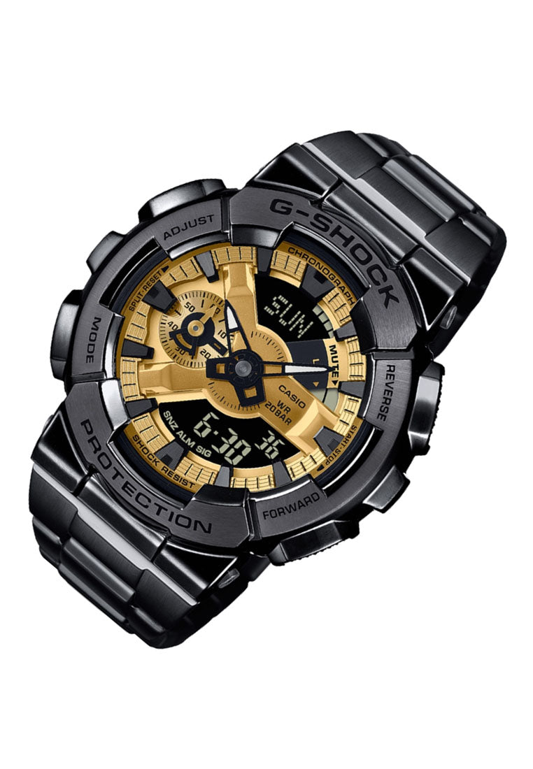 Casio G-shock GM-110BD-1A9 Digital Analog Stainless Steel Strap Watch For Men-Watch Portal Philippines