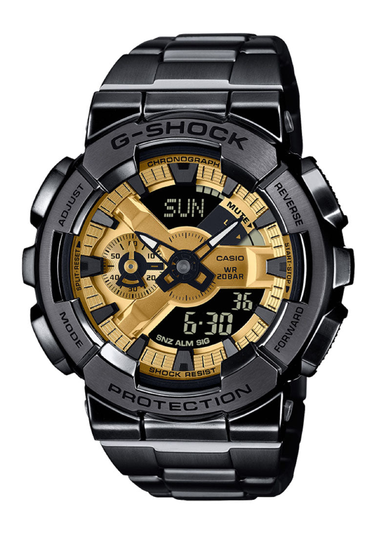 Casio G-shock GM-110BD-1A9 Digital Analog Stainless Steel Strap Watch For Men-Watch Portal Philippines
