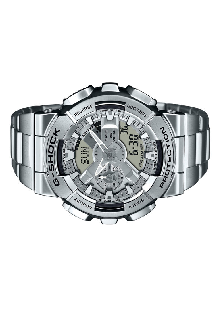 Casio G-shock GM-110D-8A Digital Analog Stainless Steel Strap Watch For Men-Watch Portal Philippines