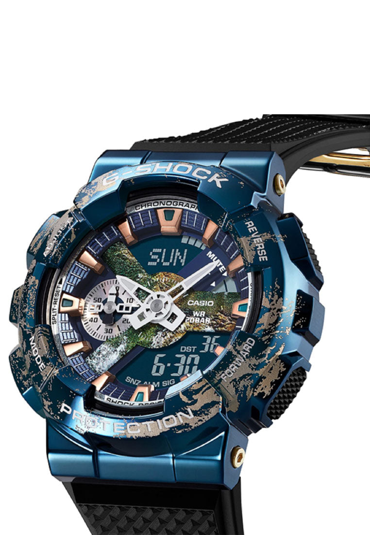 Casio G-shock GM-110EARTH-1A Digital Analog Rubber Strap Watch-Watch Portal Philippines