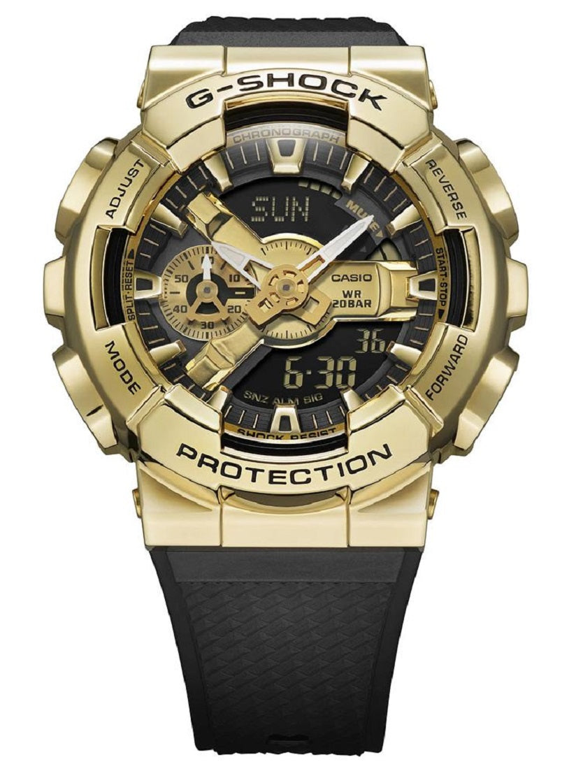 Casio G-shock GM-110G-1A9 Digital Analog Rubber Strap Watch-Watch Portal Philippines