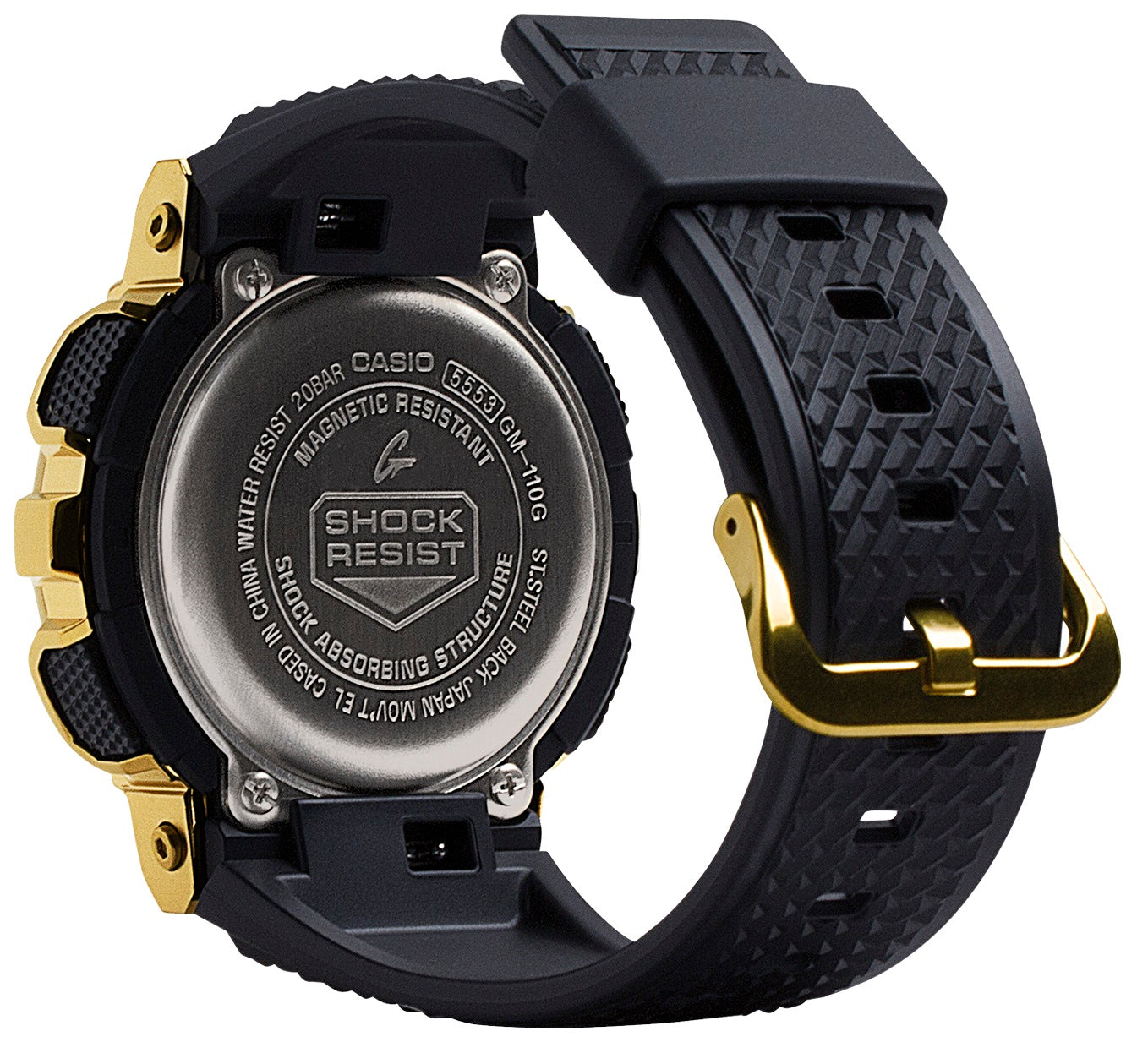 Casio G-shock GM-110G-1A9 Digital Analog Rubber Strap Watch-Watch Portal Philippines