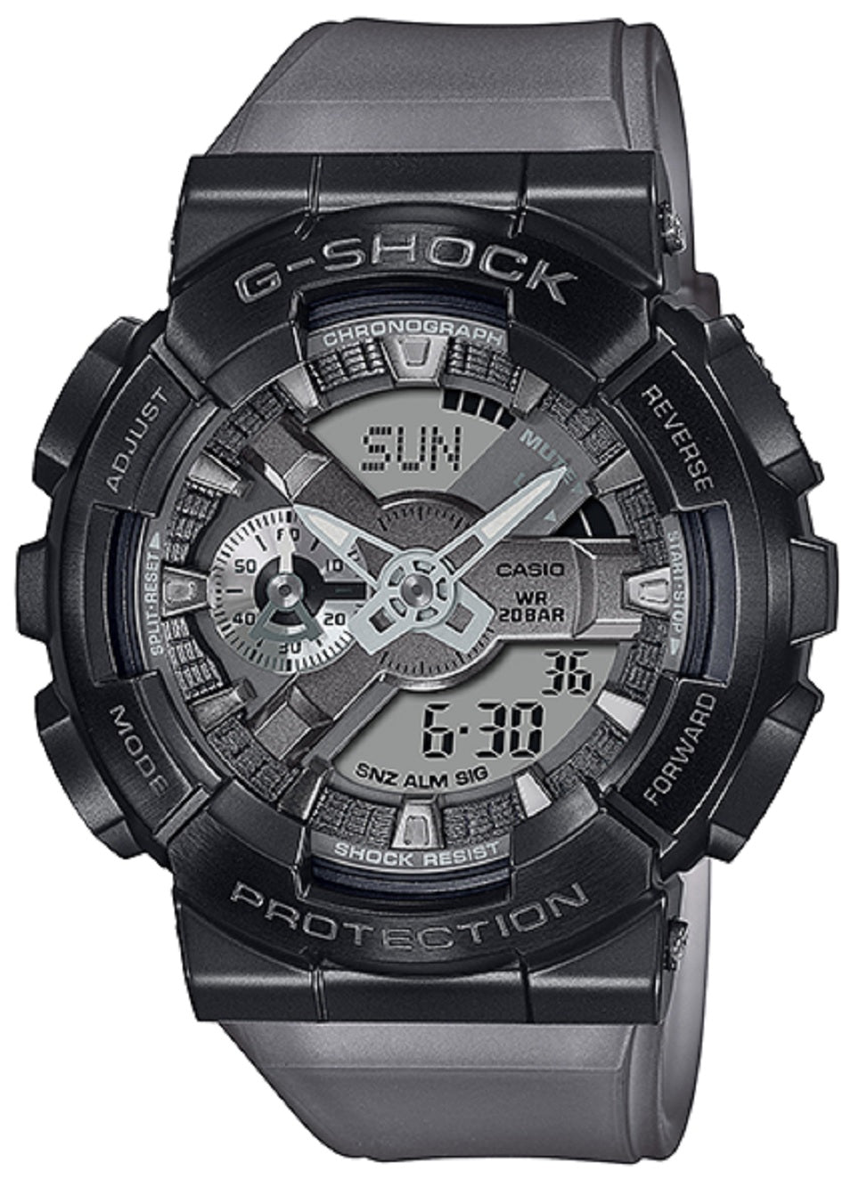 Casio G-shock GM-110MF-1A Digital Analog Rubber Strap Watch-Watch Portal Philippines