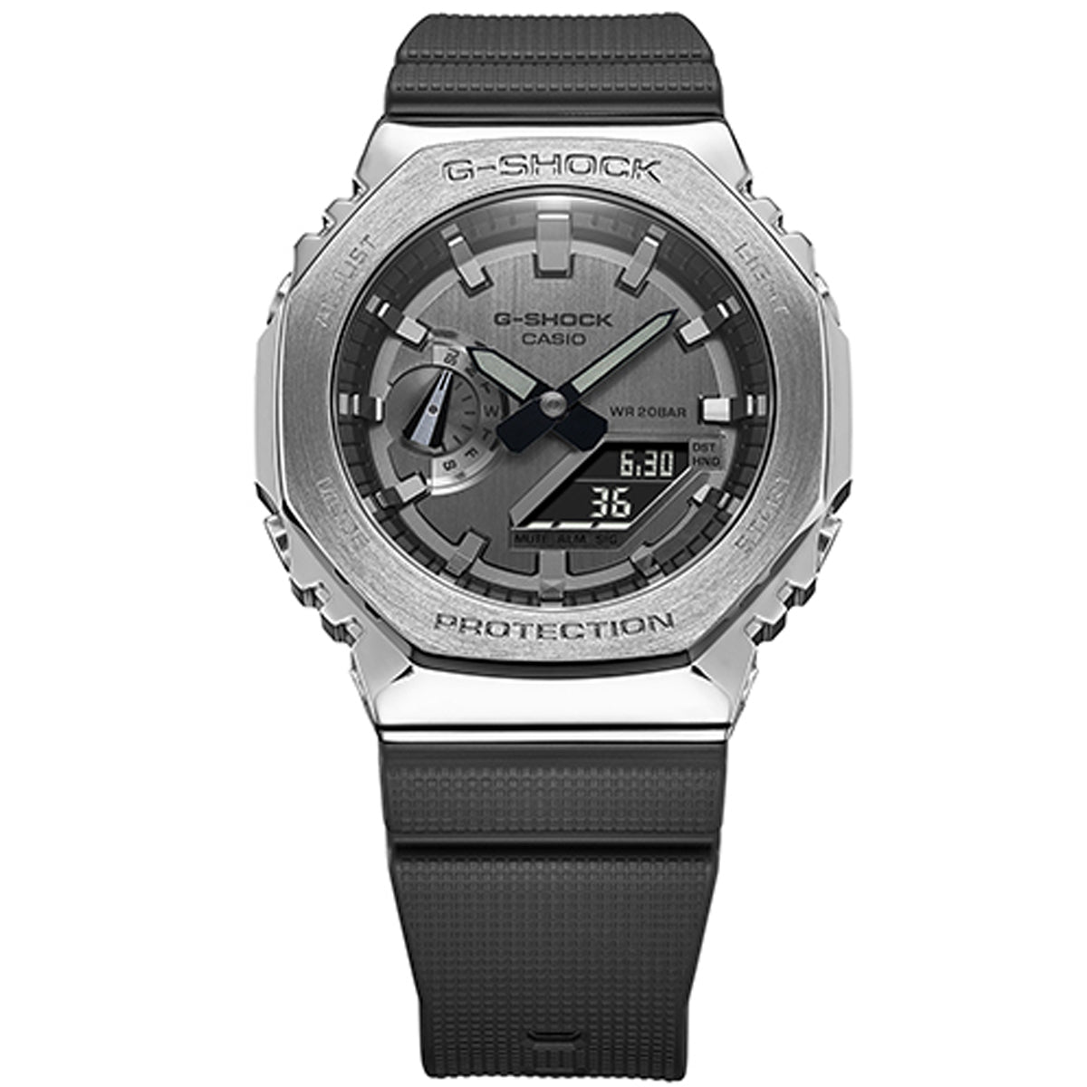 Casio G-shock GM-2100-1A Digital Analog Rubber Strap Watch-Watch Portal Philippines