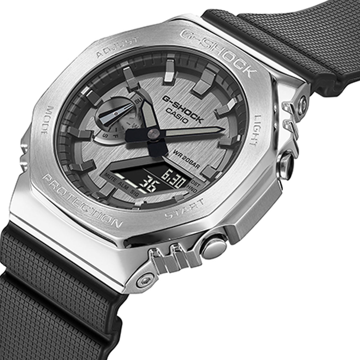 Casio G-shock GM-2100-1A Digital Analog Rubber Strap Watch-Watch Portal Philippines