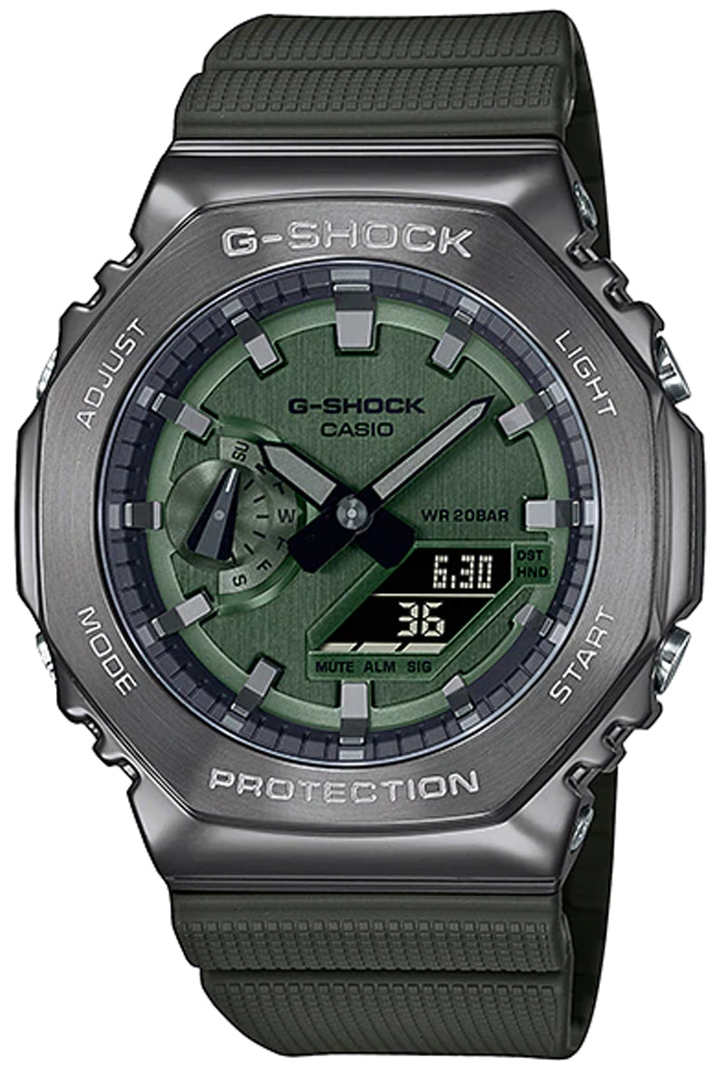 Casio G-shock GM-2100B-3A Digital Analog Rubber Strap Watch-Watch Portal Philippines