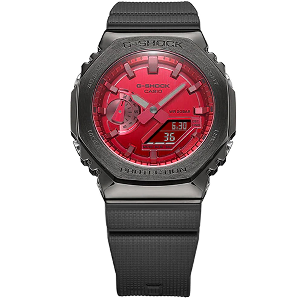 Casio G-shock GM-2100B-4A Digital Analog Rubber Strap Watch-Watch Portal Philippines