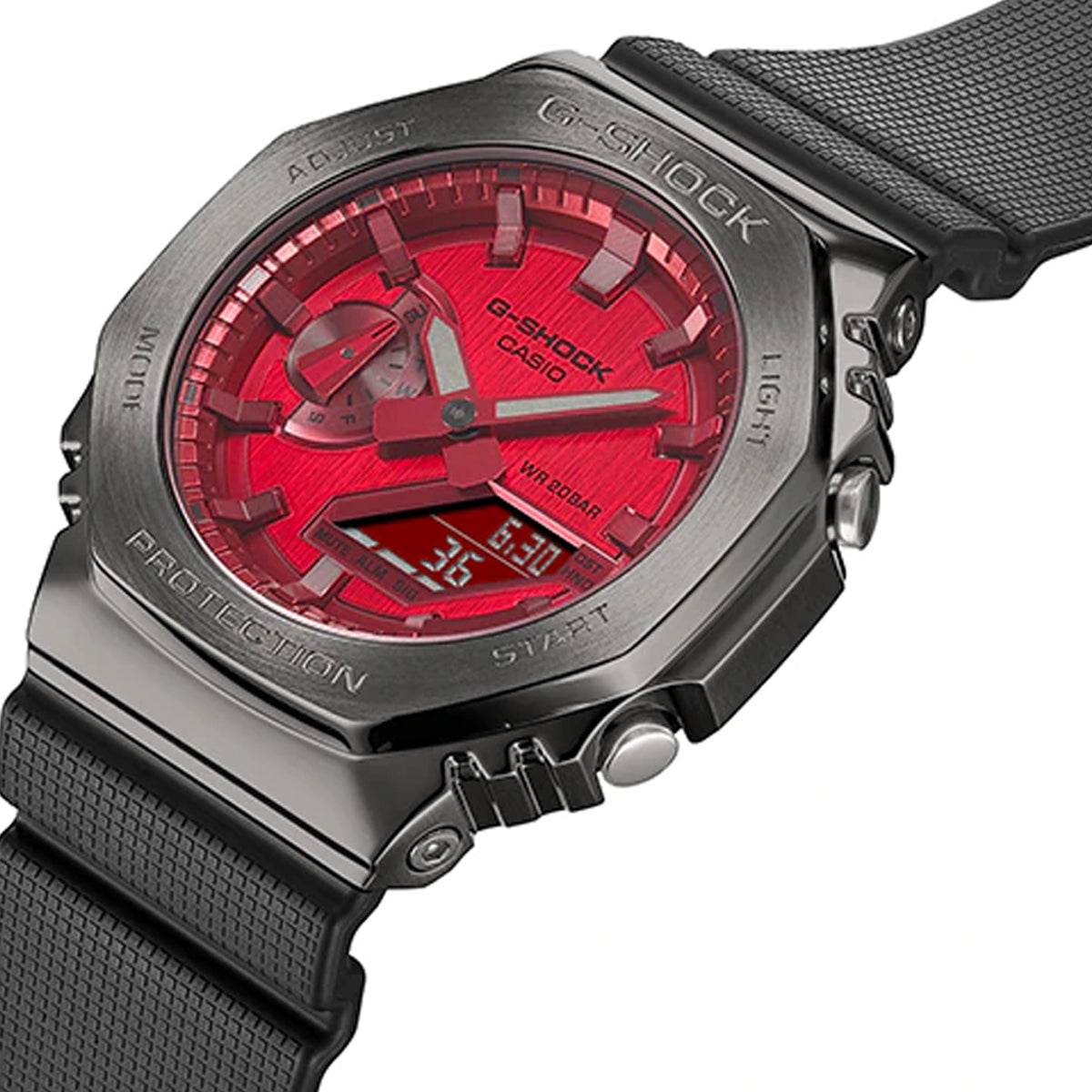 Casio G-shock GM-2100B-4A Digital Analog Rubber Strap Watch-Watch Portal Philippines