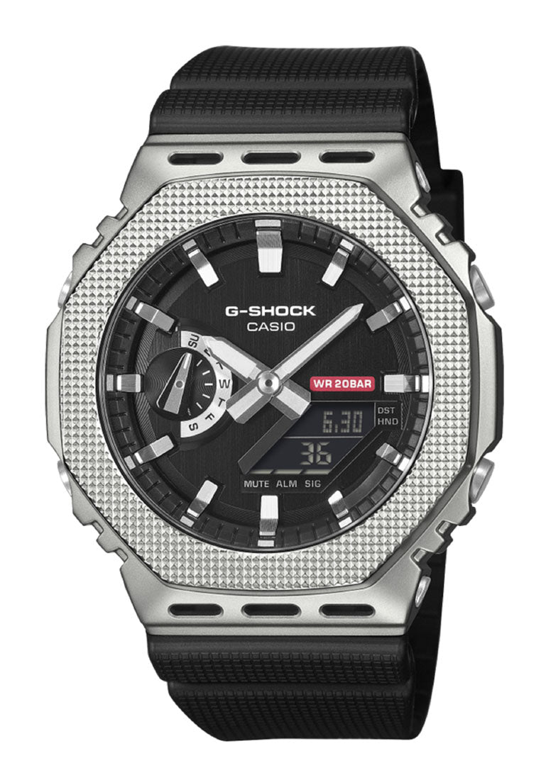 Casio G-shock GM-2100M-1ADR Digital Analog Rubber Strap Watch for Men-Watch Portal Philippines