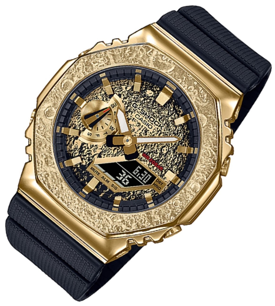 Casio G-shock GM-2100MG-1A Digital Analog Rubber Strap Watch-Watch Portal Philippines