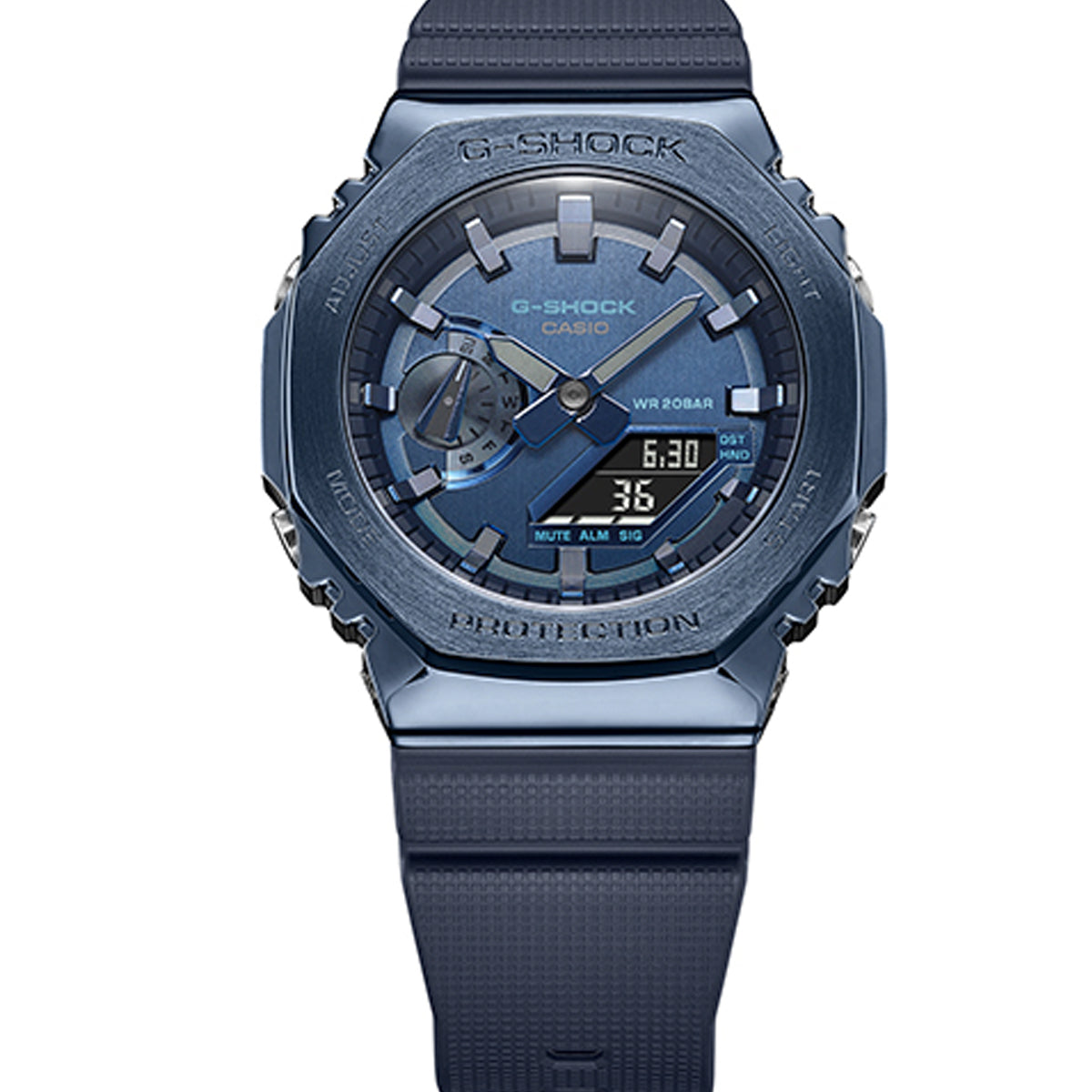 Casio G-shock GM-2100N-2A Digital Analog Rubber Strap Watch-Watch Portal Philippines