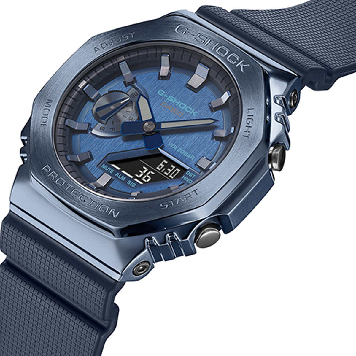 Casio G-shock GM-2100N-2A Digital Analog Rubber Strap Watch-Watch Portal Philippines