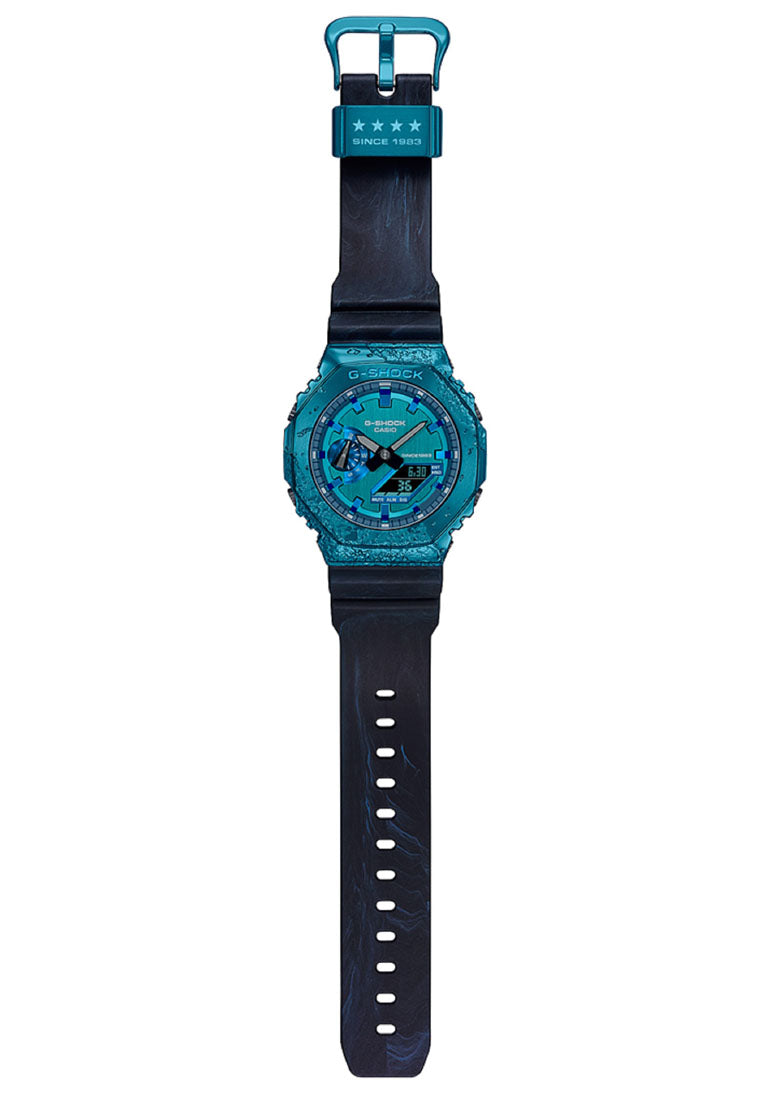 Casio G-shock GM-2140GEM-2ADR Digital Analog Rubber Strap Watch-Watch Portal Philippines
