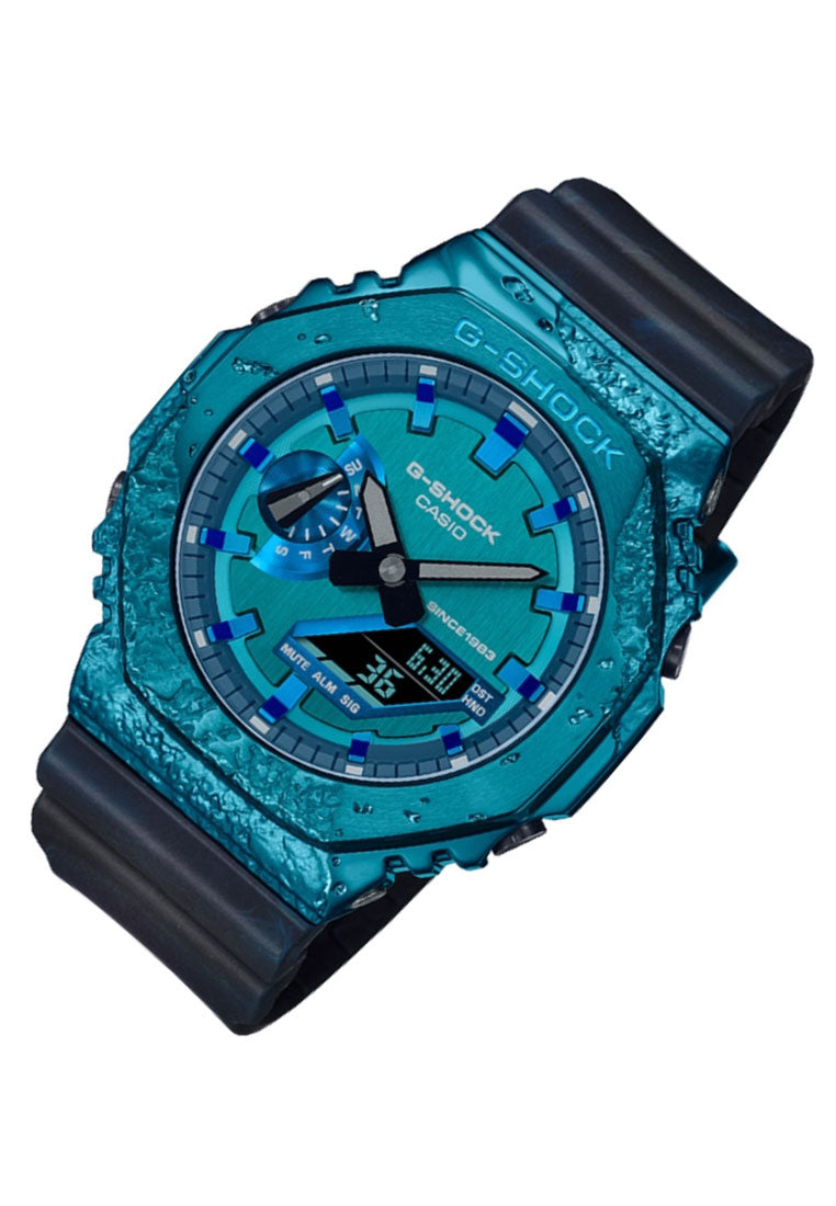 Casio G-shock GM-2140GEM-2ADR Digital Analog Rubber Strap Watch-Watch Portal Philippines