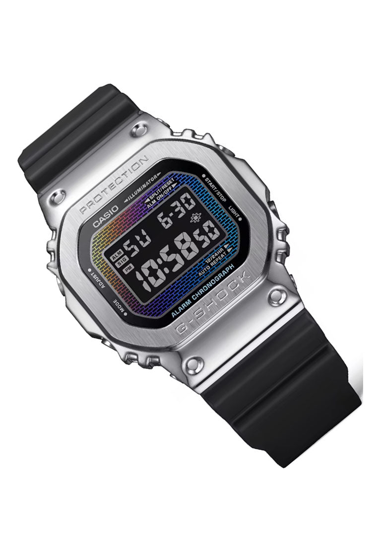 Casio G-shock GM-5600RW-1DR "Rainbow Brick Wall Series" Digital Rubber Strap Watch for Men-Watch Portal Philippines