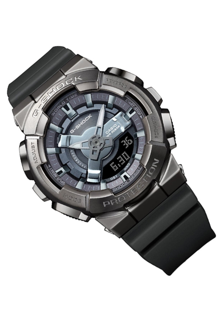 Casio G-shock GM-S110B-8A Digital Analog Rubber Strap Watch-Watch Portal Philippines