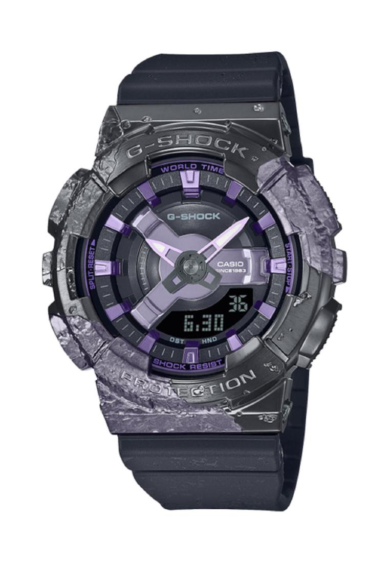 Casio G-shock GM-S114GEM-1A2DR Digital Analog Rubber Strap Watch-Watch Portal Philippines