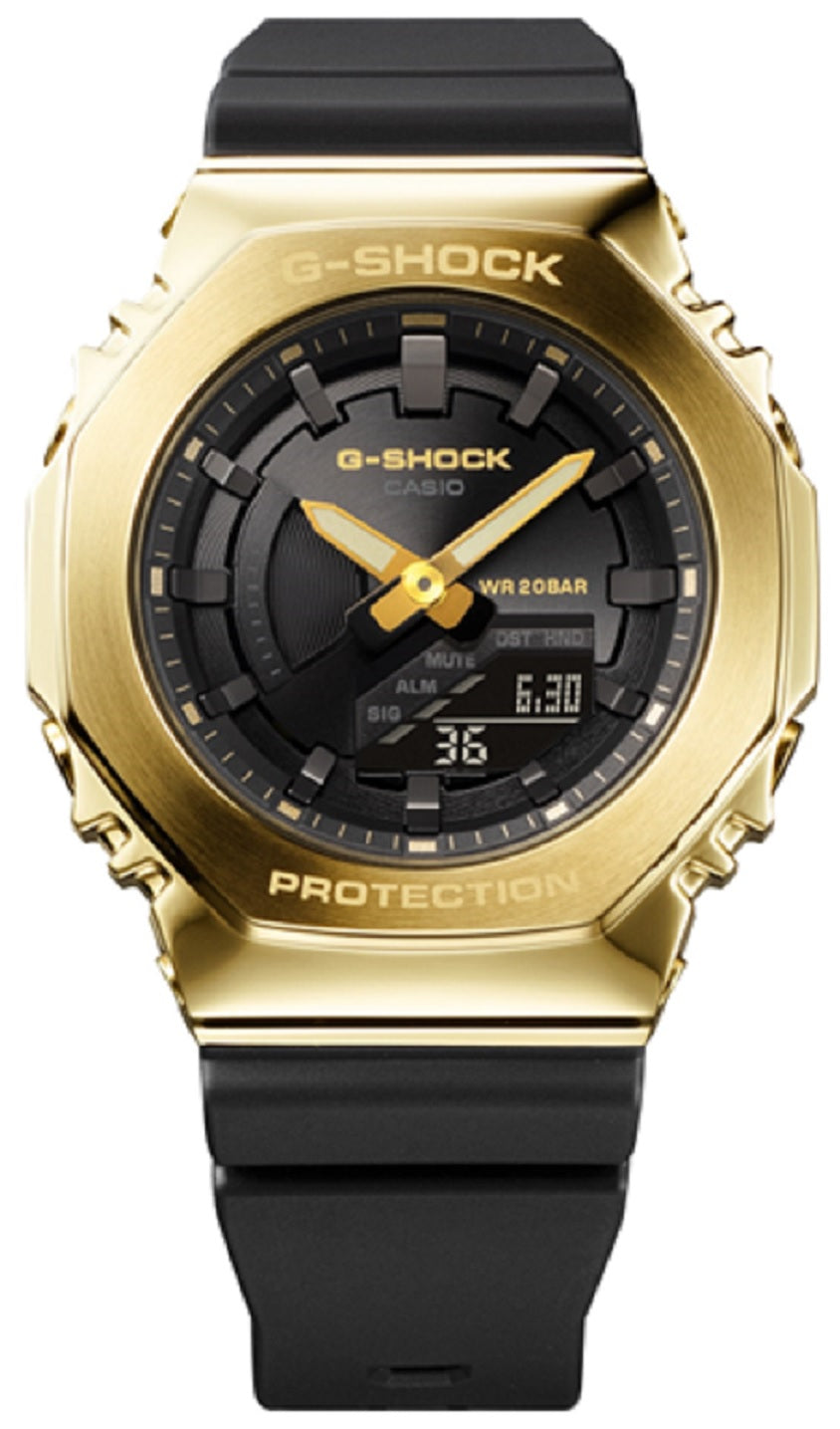 Casio G-shock GM-S2100GB-1A Digital Analog Rubber Strap Watch-Watch Portal Philippines