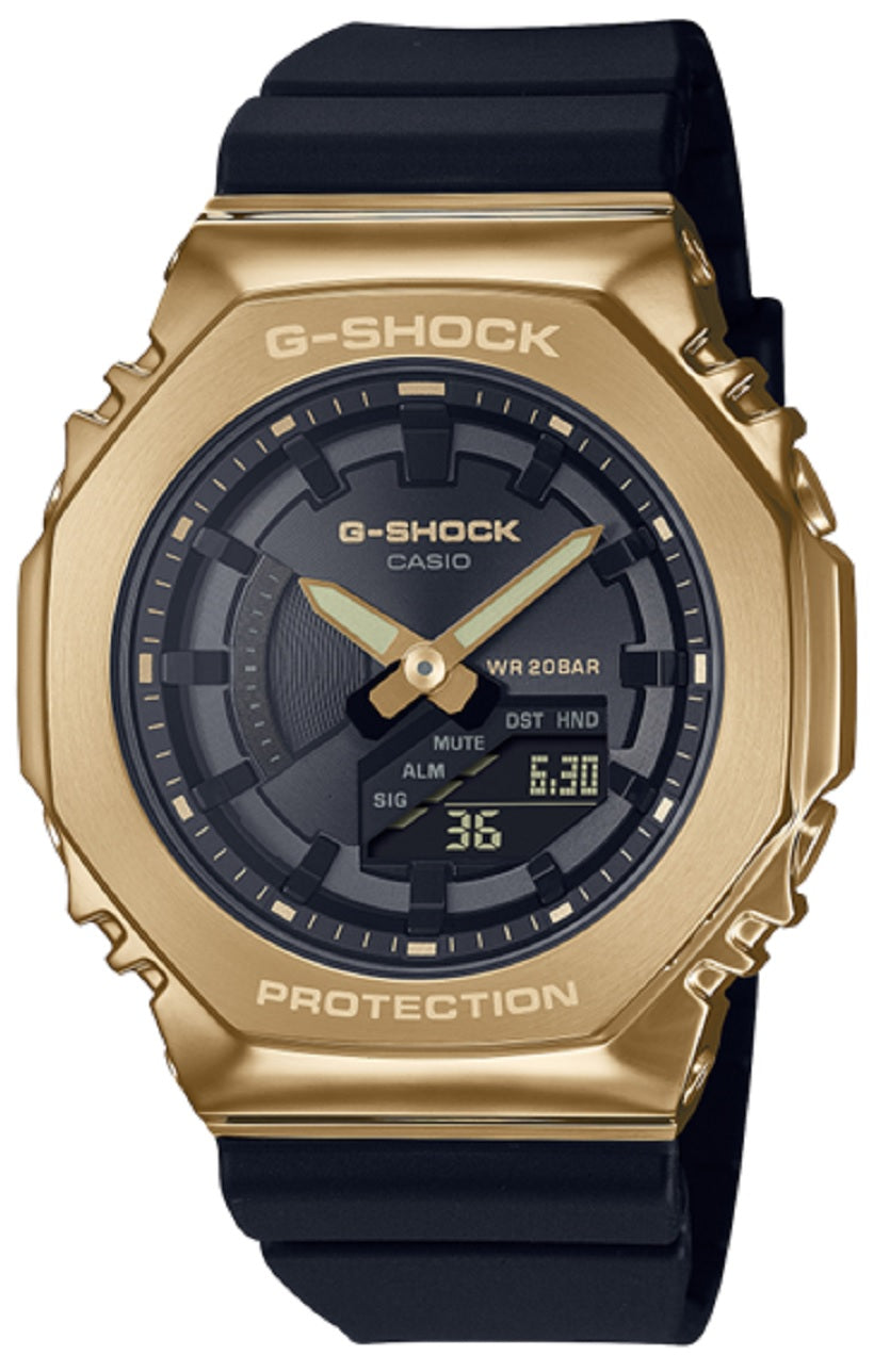 Casio G-shock GM-S2100GB-1A Digital Analog Rubber Strap Watch-Watch Portal Philippines