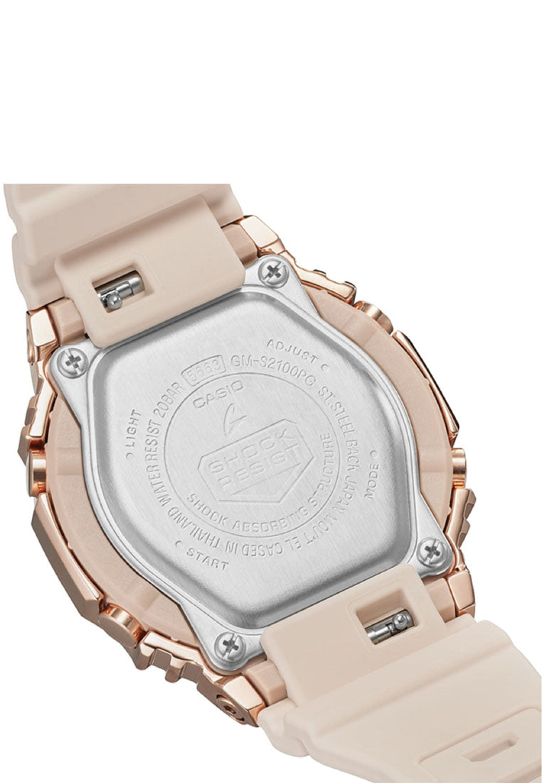 Casio G-shock GM-S2100PG-4A Digital Analog Rubber Strap Watch-Watch Portal Philippines