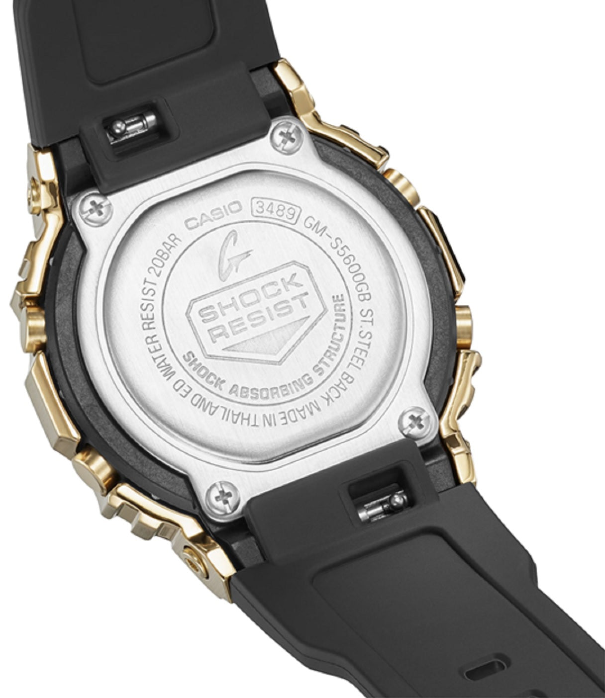 Casio G-shock GM-S5600GB-1DR Digital Rubber Strap Watch-Watch Portal Philippines