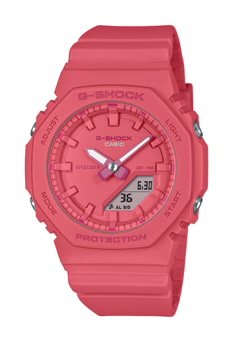 Casio G-shock GMA-P2100-4A Digital Analog Rubber Strap Watch For Women-Watch Portal Philippines
