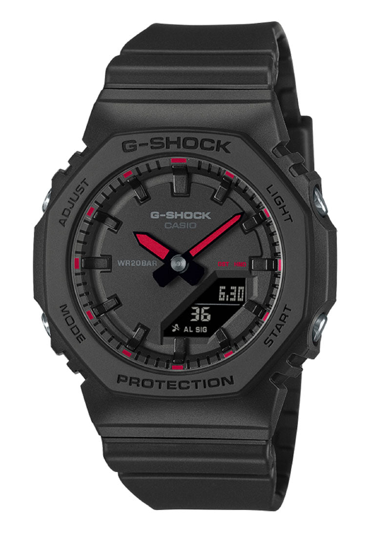 Casio G-shock GMA-P2100SA-1A1 Digital Analog Rubber Strap Watch For Women-Watch Portal Philippines