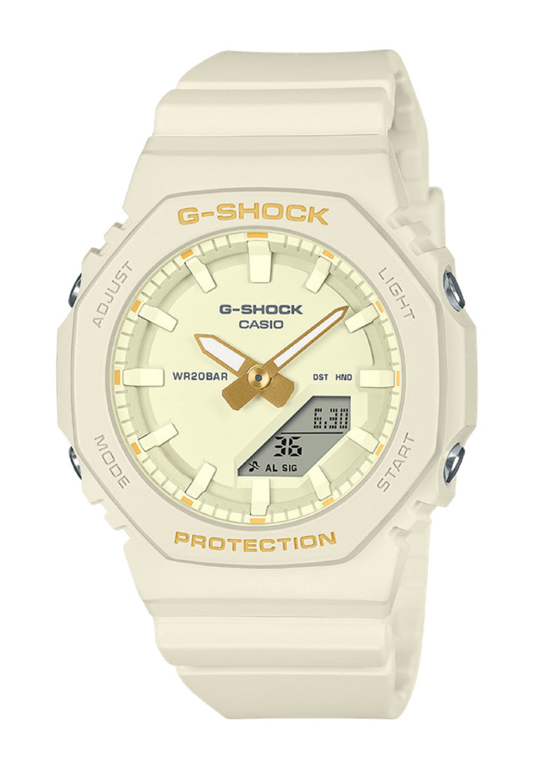 Casio G-shock GMA-P2100W-7A Digital Analog Rubber Strap Watch For Women-Watch Portal Philippines